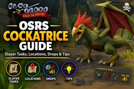 OSRS Cockatrice Guide: Slayer Tasks, Locations, Drops & Tips