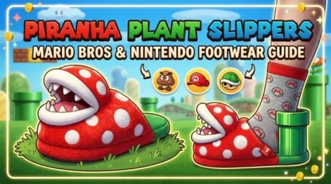 Piranha Plant Slippers: Mario Bros & Nintendo Footwear Guide